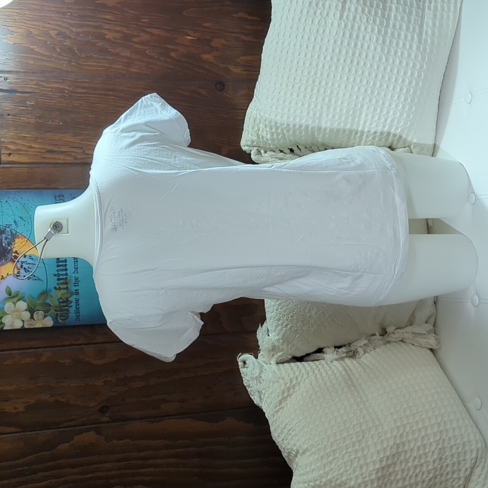Size XL My Style White Short Sleeve T-Shirt - Picture 5 of 13